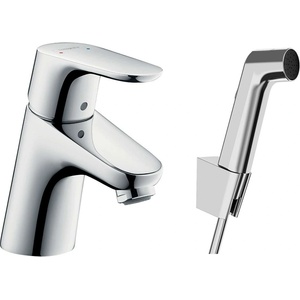 Hansgrohe Focus E2 - Комплект едноръкохватков смесител 70 с хигиенен душ и шлаух, хром 31926000 (31926000)