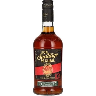 Santiago de Cuba Ron Extra Añejo 12 Años D.O.P. 40% 0,7 l (čistá fľaša)