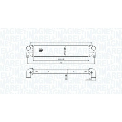 Chladič plniaceho vzduchu MAGNETI MARELLI 351319205300
