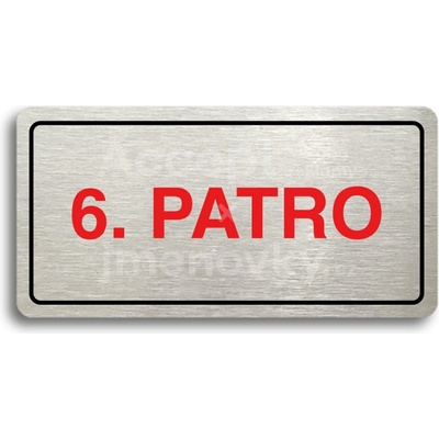 ACCEPT Piktogram 6. PATRO - stříbrná tabulka - barevný tisk