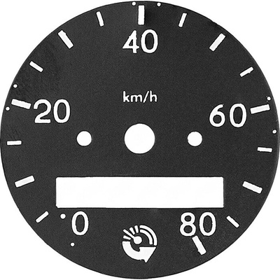 Ciferník tachometru Pionýr 20, 21, 23 ( 80 Km/h)