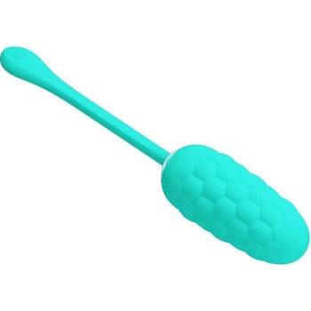 Pretty Love Vibrating Egg With Aqua Green Rechargeable Marine Texture