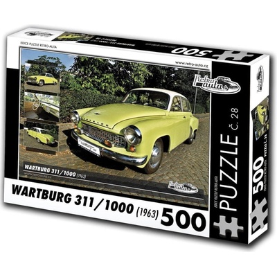 Retro cars Wartburg 311/1000 1963 500 dielov