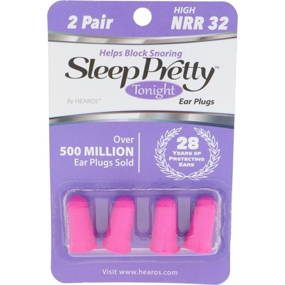HEAROS Sleep Pretty Tonight Ear Plugs NRR 32db 2 Pairs – Zboží Dáma