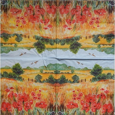 Ambiente obrúsky Makové pole 33x33cm