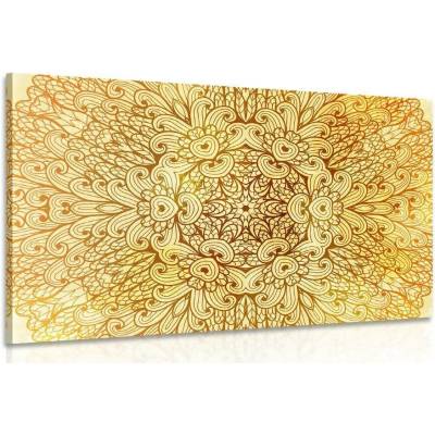 Obraz zlatá etnická Mandala - 40x30