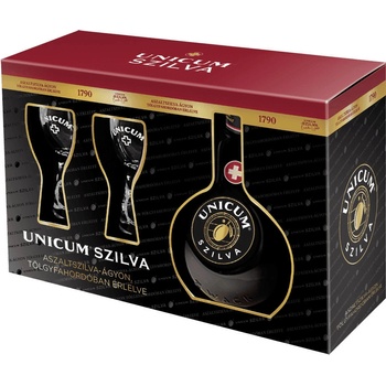 Zwack Unicum Szilva 34,5% 0,7 l dárčekové balenie 2 poháre)