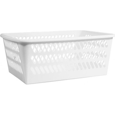 Košík K4 – 36x25xV14 cm – různé barvy PLAST TEAM 15-1025 Bílá