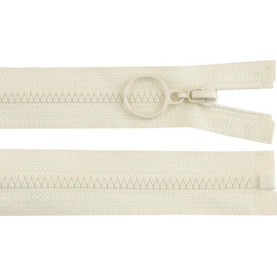 Stoklasa Kostěný zip No 3 délka 70 cm s kroužkem Balení: 1 ks, Varianta: 306 béžová nejsv. 306 béžová nejsv.