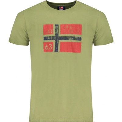 Norway 1963 perfektné tričko zelené zelené