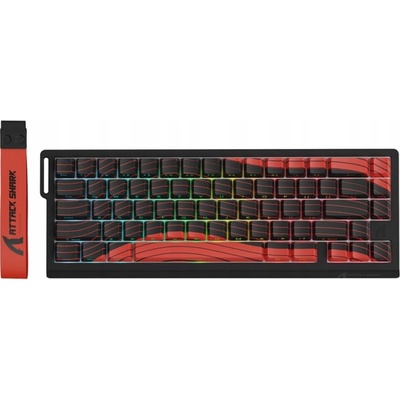 Attack Shark X68PRO HE Čierno-červená