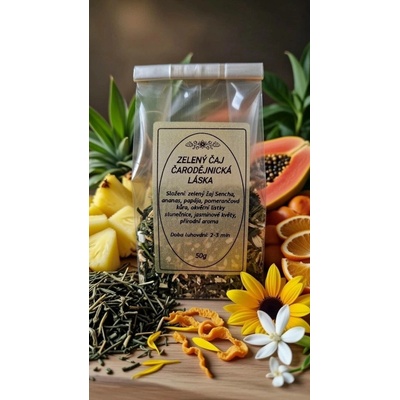 Golden Leaf Zelený čaj Láska čarodějnice 50 g