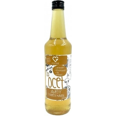Goodie Jablečný ocet - organický, raw, nefiltrovaný s mat.kulturou 500 ml