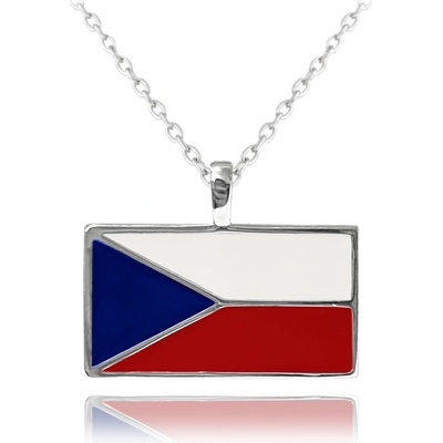 Minet Stříbrný česká vlajka JMAN0270SN45