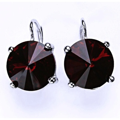 Čištín na patent s krystaly Swarovski Rivoli Jet NK 1188