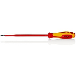 KNIPEX Отвертка шлиц 4.5, VDE 1000V жълто-червена ръкохватка 287мм, Knipex (K982145)