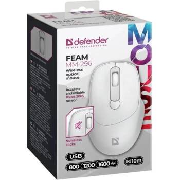 Defender Feam MM-296 Rf Silent White (52297)