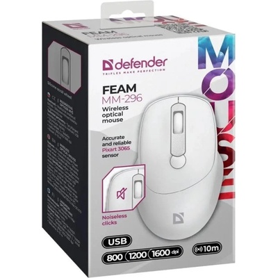 Defender Feam MM-296 Rf Silent White (52297)