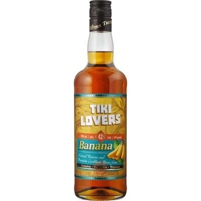 Tiki Lovers Banana 42% 0,7 l (čistá fľaša)