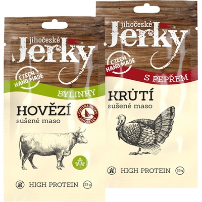 Jihočeské Jerky Hovězí Natur 23 g