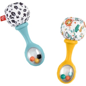 Mattel Дрънкалка Fisher Price - Маракаси, 2 броя (HMF34)