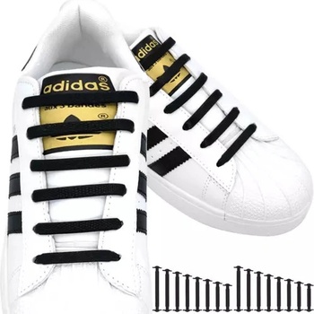 Malatec 19933 Silikónové bez zaväzovania 16 ks čierne