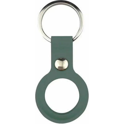 JC Силиконов ключодържател за Apple AirTag - JC AirTag Silicone Keyring (тъмнозелен)