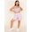 Missy Empire Къси панталони Missy Empire Ribbed Knit Cycle Shorts - Lilac