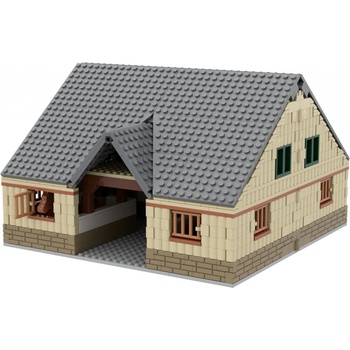 BRIXIES Plus 222.204 Stodola a koňská stáj 2 v 1, 815 k