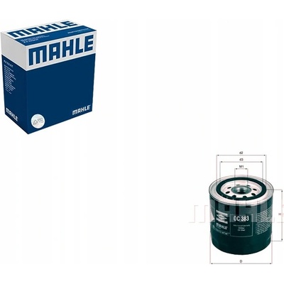 MAHLE OLEJOVÝ FILTER MAHLE 5940899 4335880 4462675 44