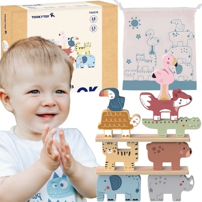 Tooky Toy zviera na zviera balančná hra