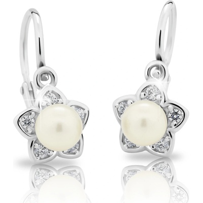 Cutie dětské stříbrné C2387 peach