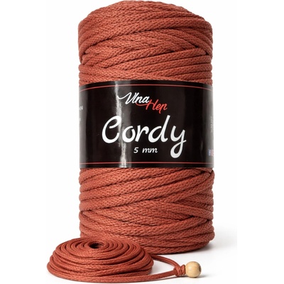 Cordy 5 mm cihlová 8207