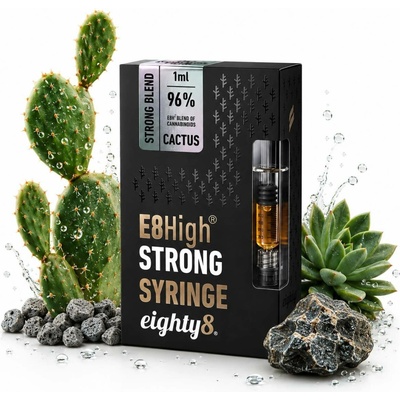 E8HIGH Syringe Eighty8 Bubble Gum 96 % 1 ml