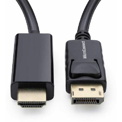 Кабел MicroConnect DisplayPort 1.2 към HDMI, 5 м (MC-DP-HDMI-500)
