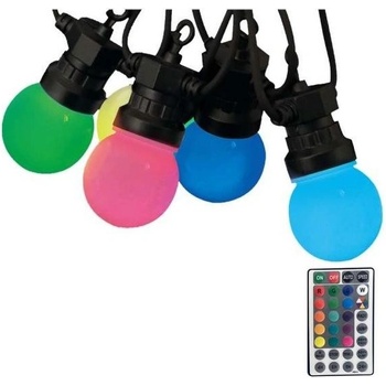 V-Tac LED RGB Vonkajšia reťaz STRING 13 m 15xLED 0,5W 230V IP44 VT1540