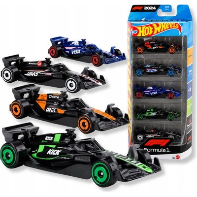 Mattel Hot Wheels Formule 1 Závodní Tým 5-pack