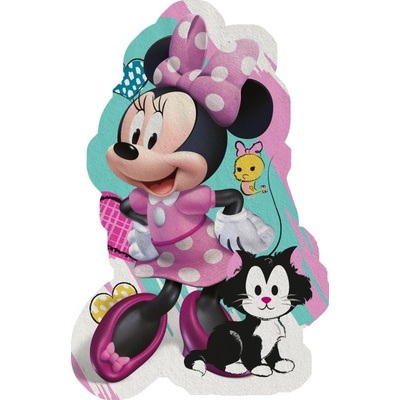 EUROSWAN Tvarovaná Micro osuška Minnie hearts 80 x 120 cm