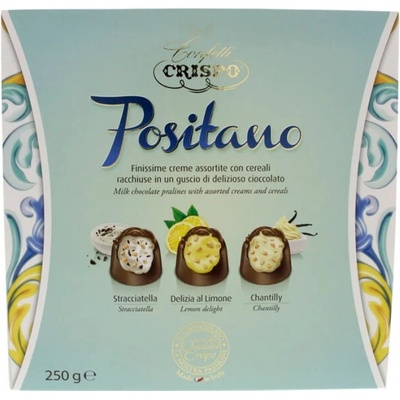Crispo Positano pralinky mléčná čokoláda mix 250 g
