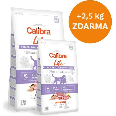 Calibra Dog Life Junior Small & Medium Breed Lamb 14,5 kg