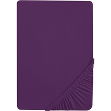 Biberna Žerzejové napínací prostěradlo fialové 180-200x200