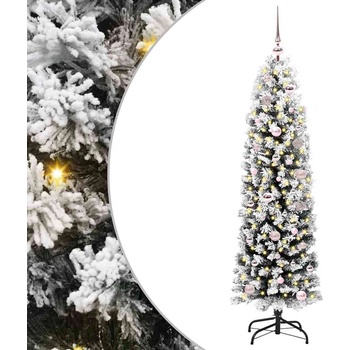 vidaXL С изкуствено коледно дърво с 150 LED светодиода Зелен 150 cm (3395007)
