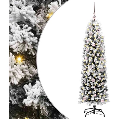 vidaXL С изкуствено коледно дърво с 150 LED светодиода Зелен 150 cm (3395007)