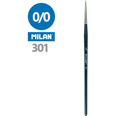 Štetec guľatý MILAN č. 0 /0 - 301