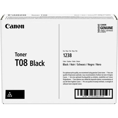 Canon Оригинална тонер касета Canon T08, 1100 страници/5%, Black (3020100709)