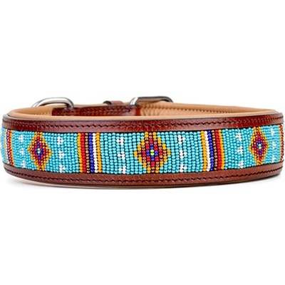 Kay-line kožený obojok African Sky