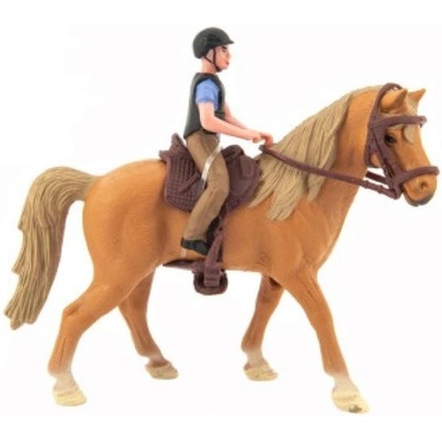 Teddies Кон + жокей пластмаса 15см