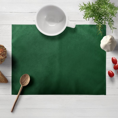 Biante Zamatové prestieranie Velvet Prémium SVP-032 Zelené 35x45 cm