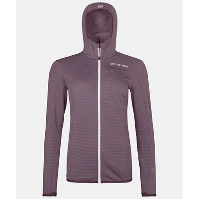 Ortovox Fleece Light Grid Hoody JKT W wild berry