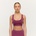 GymBeam Безшевен спортен сутиен Lift Plum L
